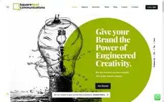 Squarerootcommunications.com Screenshot 2024-06-17 03:40:23