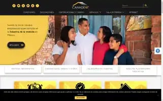 Canadevi.com.mx Screenshot 2024-07-04 22:36:20