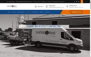 Sherborneutilities.co.uk Screenshot 2024-07-06 02:49:16