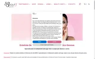 Centroesteticobeautytimegenova.it Screenshot 2024-05-19 13:03:22