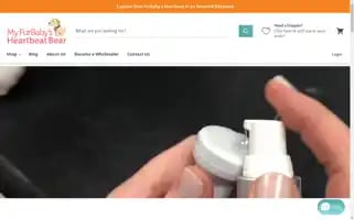 Myfurbabysheartbeatbear.com Screenshot 2024-05-05 11:36:28