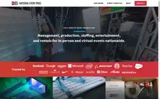 Nationaleventpros.com Screenshot 2024-07-01 00:37:45