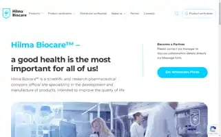 Hilmabiocare.com Screenshot 2024-06-27 18:57:35