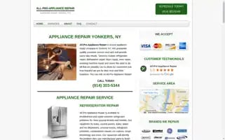 Appliancerepairyonkers.com Screenshot 2024-07-07 04:16:00
