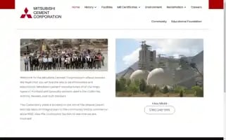 Mitsubishicement.com Screenshot 2024-07-03 20:36:28