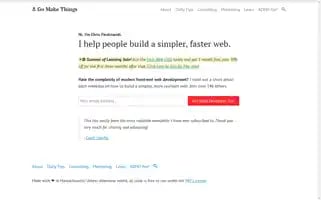 Gomakethings.com Screenshot 2024-07-07 04:10:45