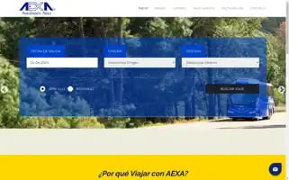 Aexatours.com Screenshot 2024-04-25 04:14:34