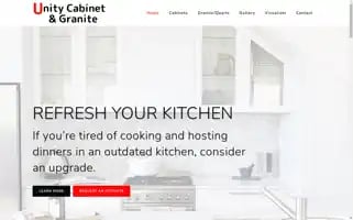 Unitycabinetgranite.com Screenshot 2024-05-16 22:49:05