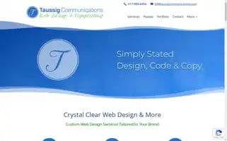 Taussigcommunications.com Screenshot 2024-07-06 12:44:51