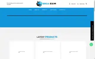 Orcaexim.com Screenshot 2024-05-20 04:27:07