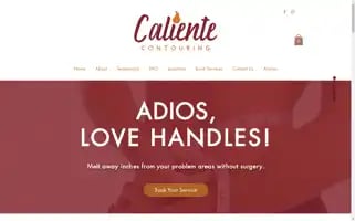 Calientecontouring.com Screenshot 2024-04-23 15:49:09