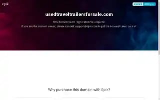 Usedtraveltrailersforsale.com Screenshot 2024-04-27 01:20:26
