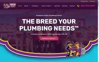 Thompsonfamilyplumbing.com Screenshot 2024-05-14 12:03:43