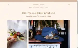 Thistleandfawn.co.uk Screenshot 2024-05-03 23:09:37