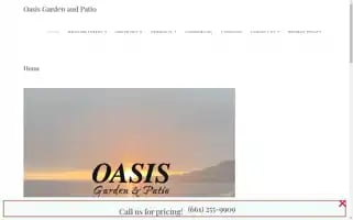 Oasisgardenandpatio.com Screenshot 2024-05-16 10:23:15