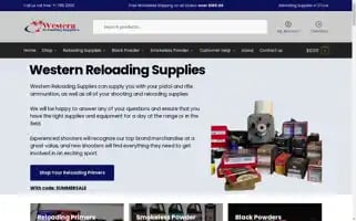 Westernreloadingsupplies.com Screenshot 2024-05-27 09:28:24