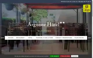 Argonne-hotel.fr Screenshot 2024-04-15 21:01:08