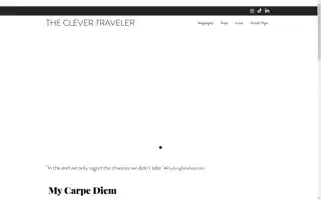Theclevertraveler.net Screenshot 2024-04-14 10:08:37