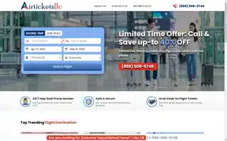Airticketsllc.com Screenshot 2024-04-26 19:52:21