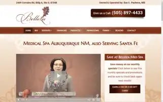 Bellezamedspa.com Screenshot 2024-05-08 17:57:35
