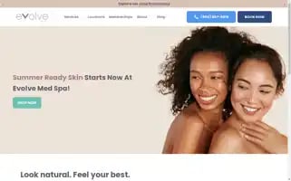 Evolvemedspa.com Screenshot 2024-06-30 03:59:47