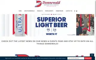 Donnewalddistributing.com Screenshot 2024-06-19 00:58:57