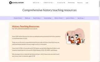 Schoolhistory.co.uk Screenshot 2024-07-05 13:11:10