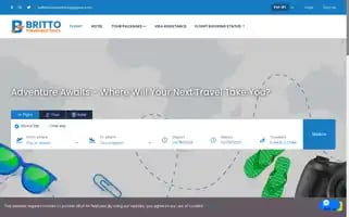 Brittotravelandtours.com Screenshot 2024-04-18 19:14:56
