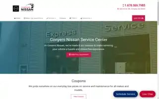 Conyersnissanservice.com Screenshot 2024-05-09 05:46:41