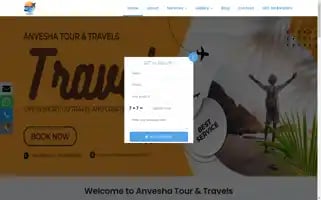 Anveshatourandtravels.com Screenshot 2024-04-15 12:18:53
