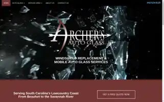 Archersautoglass.com Screenshot 2024-05-15 12:07:59