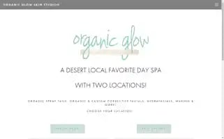 Organicglowskinstudio.com Screenshot 2024-05-16 10:59:08