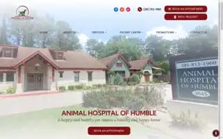 Animalhospitalhumble.com Screenshot 2024-05-15 11:47:24