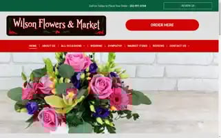 Wilsonflowersandmarket.com Screenshot 2024-05-15 03:32:35