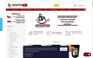 Botacoffee.cz Screenshot 2024-07-08 18:46:25