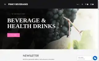 Pinkybeverages.com Screenshot 2024-05-21 18:03:42