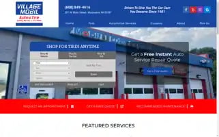 Villagemobilautoandtire.com Screenshot 2024-05-14 21:39:47