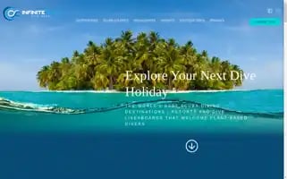 Infinitebluedivetravel.com Screenshot 2024-04-23 01:53:44