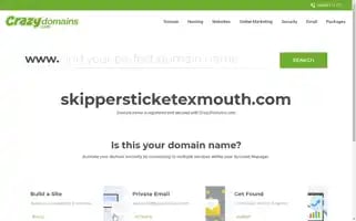 Skippersticketexmouth.com Screenshot 2024-04-18 17:43:08