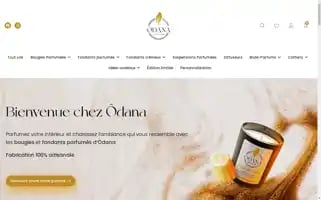 Odana-bougie.com Screenshot 2024-05-20 21:28:28