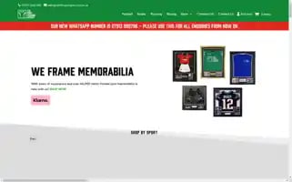 Shirtframingservice.co.uk Screenshot 2024-06-16 10:23:16