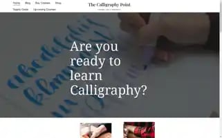 Thecalligraphypoint.com Screenshot 2024-06-26 08:47:45