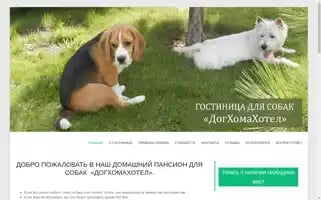 Doghomahotel.by Screenshot 2024-04-16 22:03:38