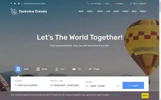 Tackviewtravels.online Screenshot 2024-04-26 05:03:39