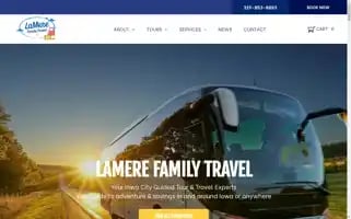 Lamerefamilytravel.com Screenshot 2024-04-17 09:48:51