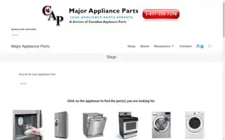 Majorapplianceparts.ca Screenshot 2024-05-19 04:28:42