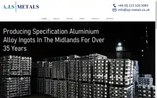 Ajs-metals.co.uk Screenshot 2024-07-04 16:51:02