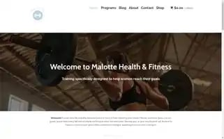 Malottehealthfit.com Screenshot 2024-05-24 10:06:26