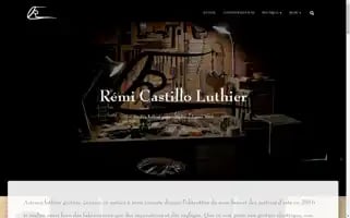 Remicastilloluthier.fr Screenshot 2024-05-20 18:53:57