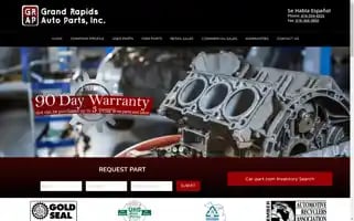 Grandrapidsautoparts.com Screenshot 2024-05-16 00:20:23